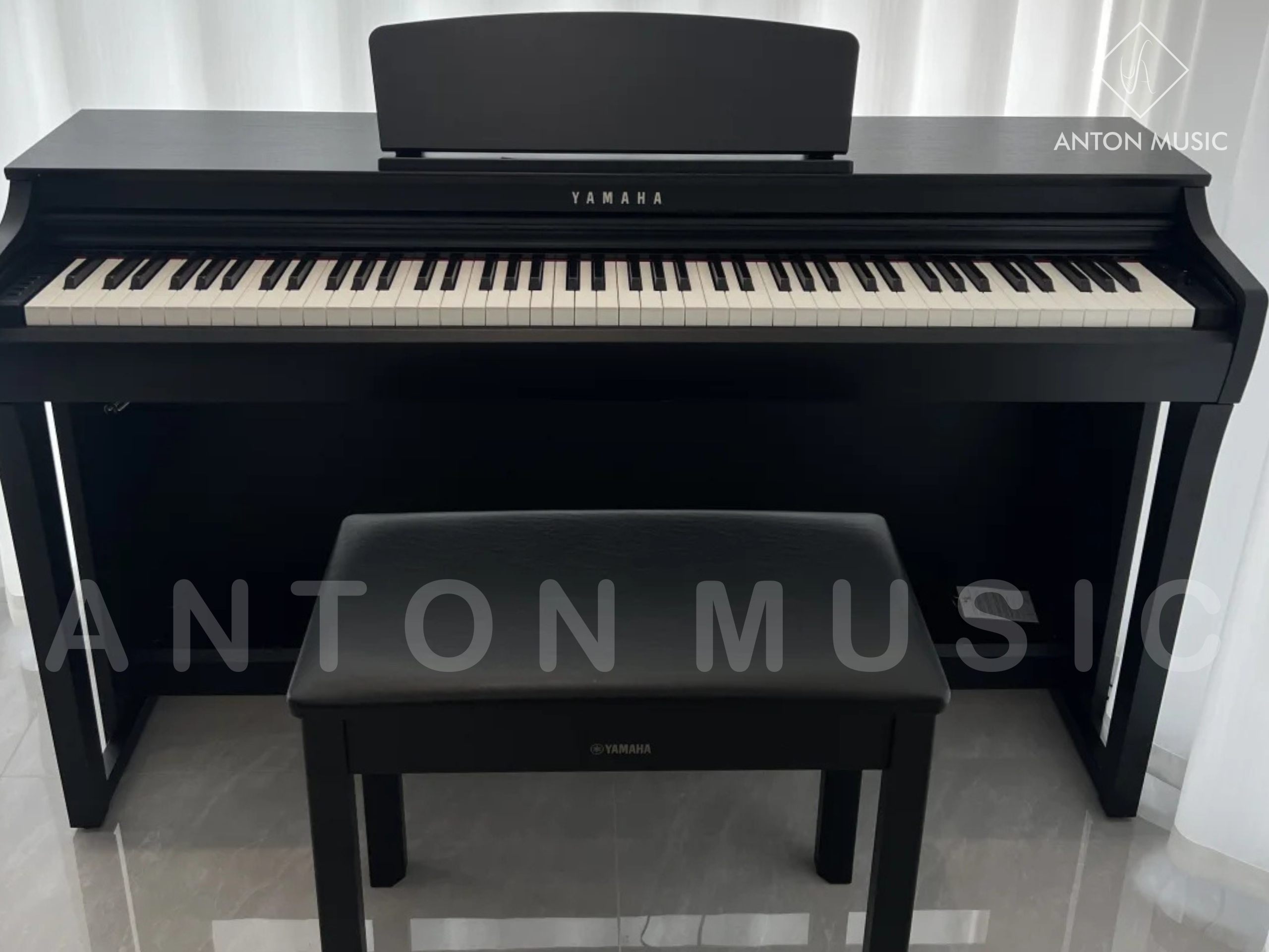 Đàn Piano Điện Yamaha CLP-725 Clavinova Dáng Đàn Cao, Thiết Kế Upright Cao Cấp