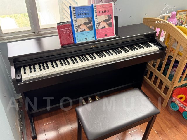 Đàn Piano Điện Yamaha YDP 165R Màu Nâu Đen Gỗ Hồng Tone Trầm Ấm Cổ Điển