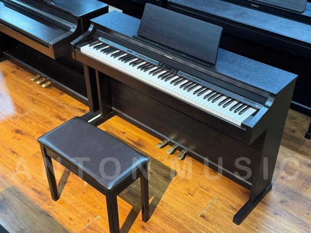 Đàn Piano Roland HP-302 R Màu Nâu Đen Gỗ Dòng Home Piano