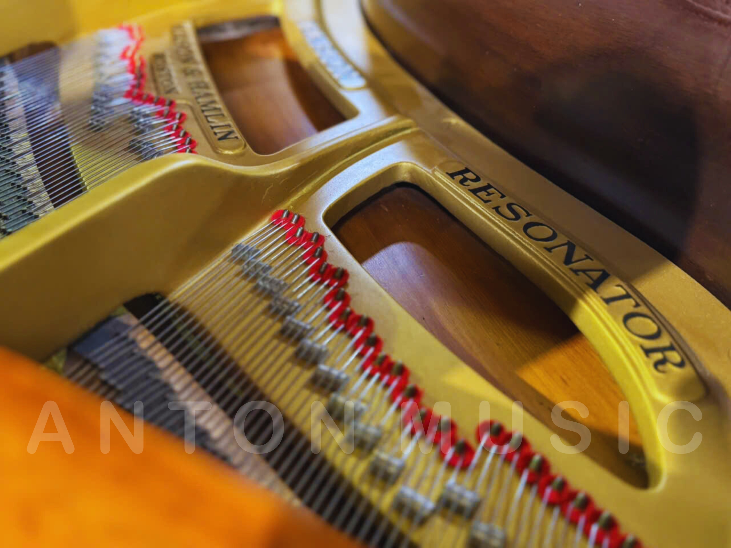 Đàn Piano Grand Mason & Hamlin Thiết Kế Cổ Điển Phong Cách Hoàng Gia Châu Âu