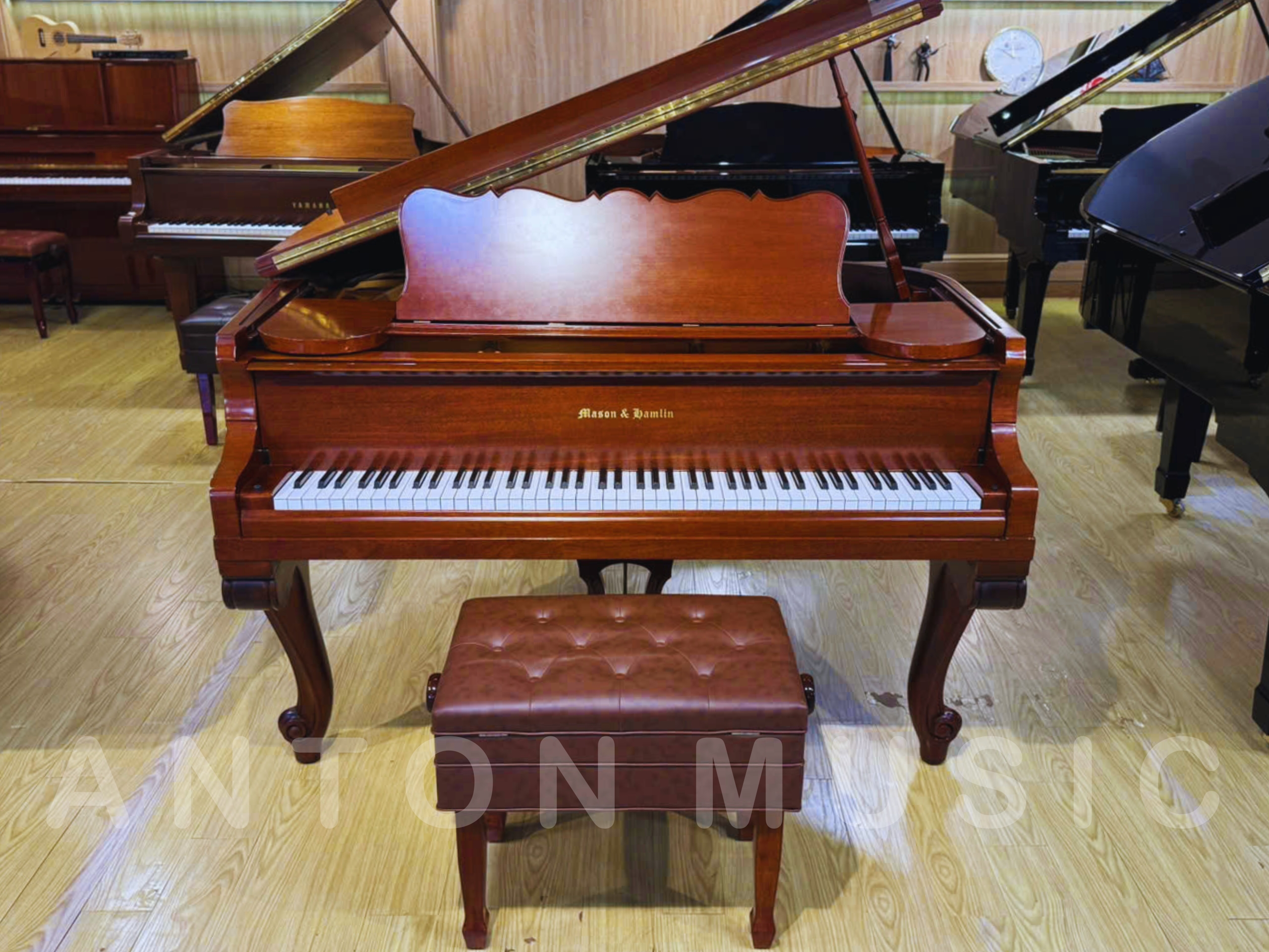 Đàn Piano Grand Mason & Hamlin Thiết Kế Cổ Điển Phong Cách Hoàng Gia Châu Âu
