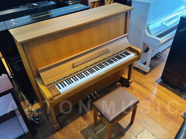 Đàn Piano Cơ Nhật Apollo A360 Màu Vàng Gỗ Nhập Khẩu (Toyo Piano) Hoàn Thiện Từ Gỗ Teak