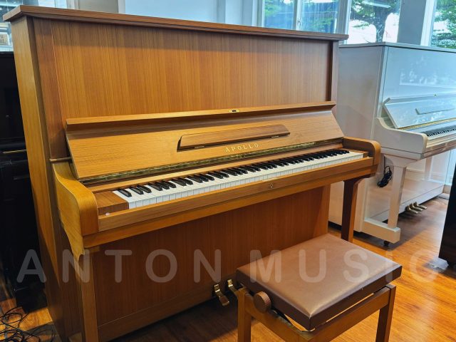 Đàn Piano Cơ Nhật Apollo A360 Màu Vàng Gỗ Nhập Khẩu (Toyo Piano) Hoàn Thiện Từ Gỗ Teak
