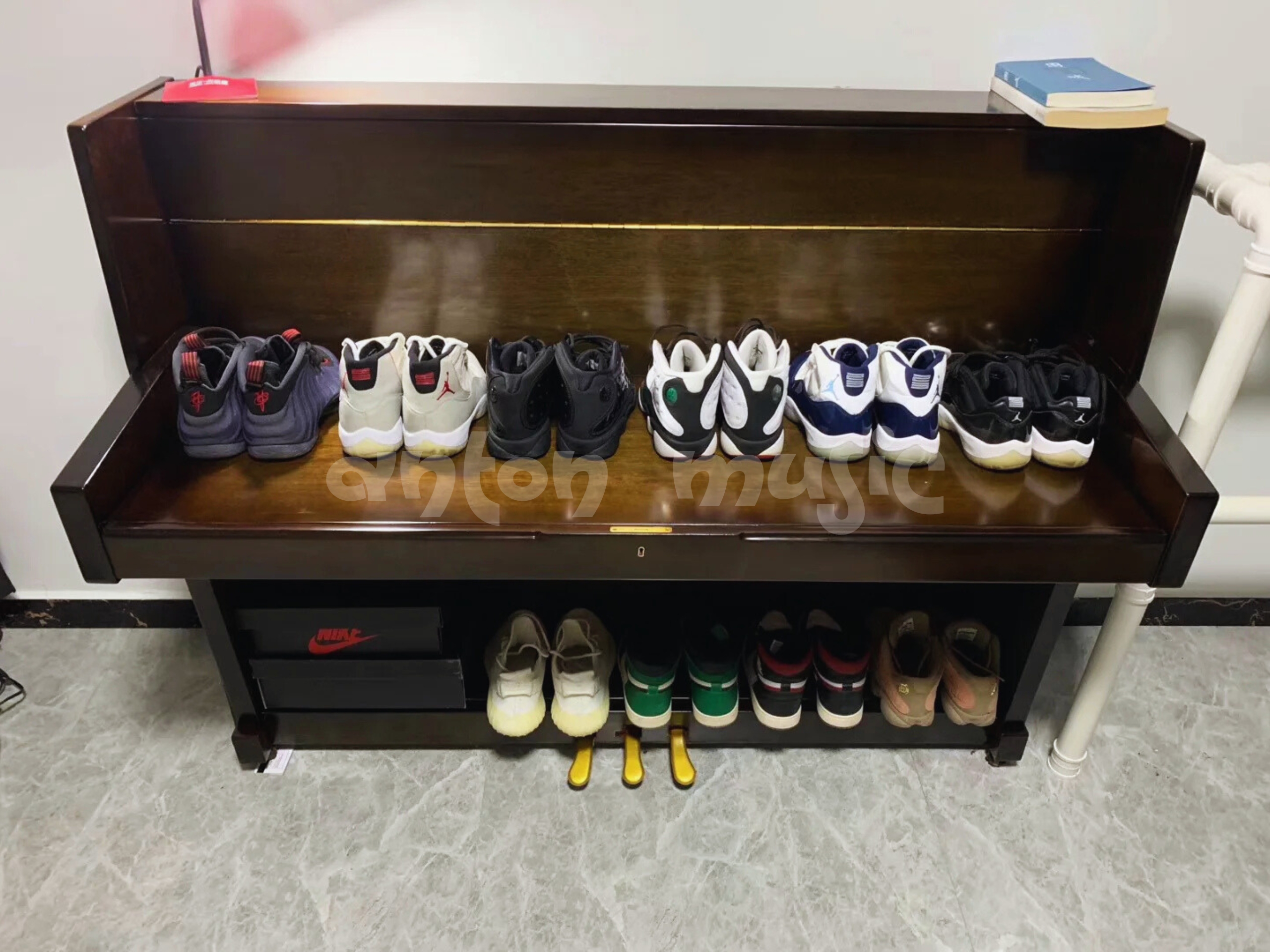 Xu hướng sử dụng xác đàn piano cơ trong trang trí nội thất