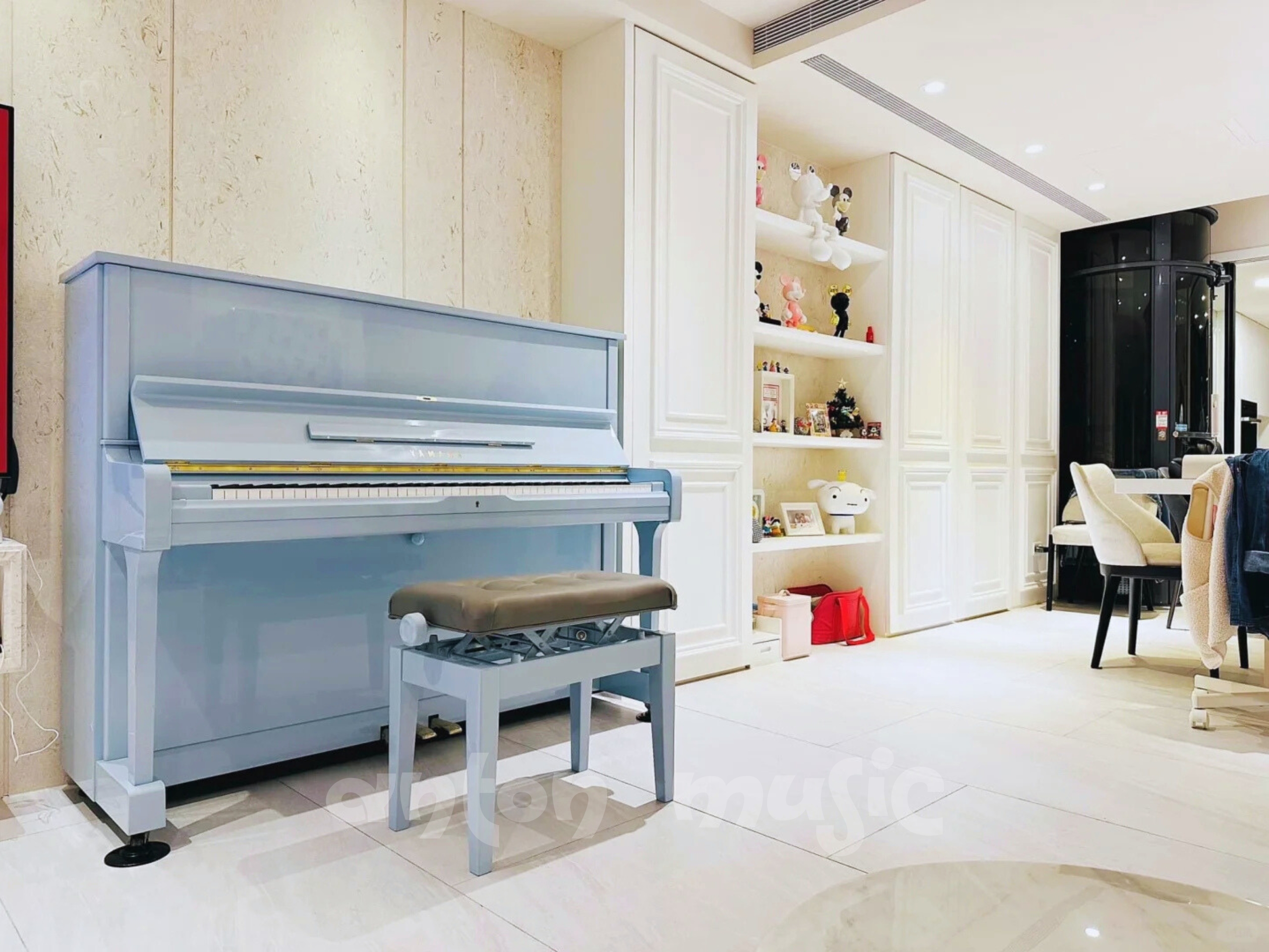 Xu hướng sử dụng xác đàn piano cơ trong trang trí nội thất