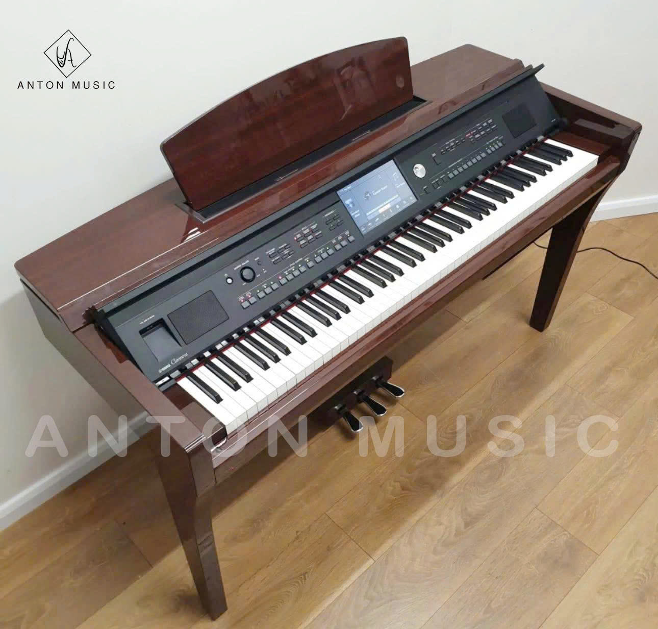 Yamaha đa chức năng CVP-609 màu đỏ nâu bóng (CVP-609 PM) cho người học đệm hát và hòa âm phối khí chuyên nghiệp