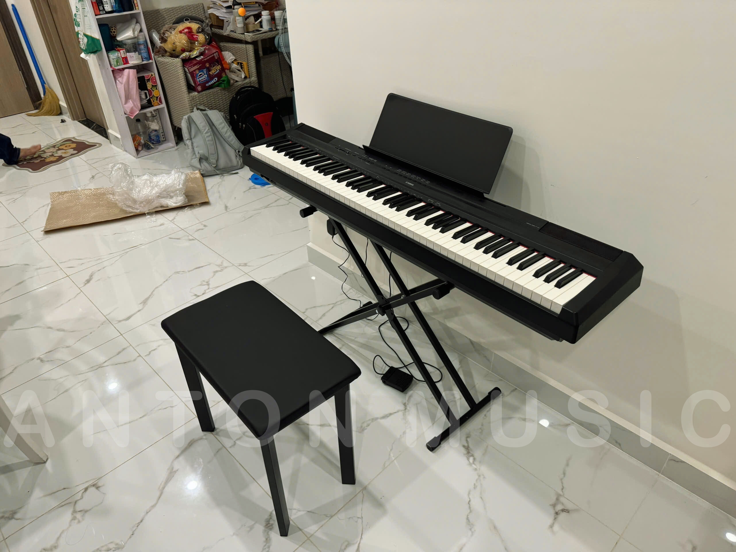 Đàn Piano Yamaha P115B Like New Màu Đen Mờ (Pedal Rời) Portable –  Digital