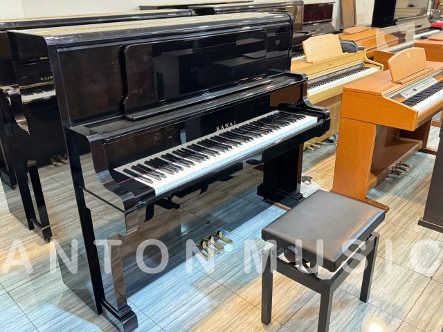 Đàn piano cơ Kawai US65 (US-65) đen bóng (Size U3) sản xuất tại Nhật dòng US cao cấp