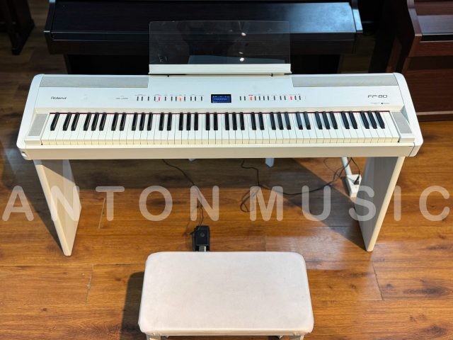 Đàn piano điện Stage biểu diễn Roland FP-80 trắng sáng (FP-80 WH) hàng Nhật tuyển chọn