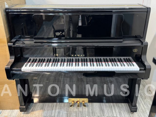 Đàn piano cơ Kawai US60M (US-60M) đen bóng bản giới hạn đặc biệt kỷ niệm 60 năm thành lập Kawai