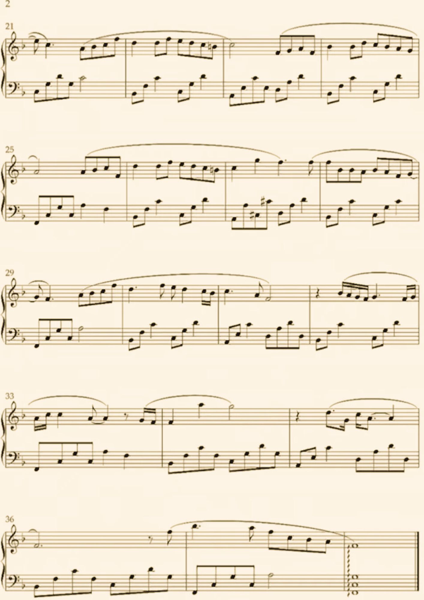 Sheet piano bài hát cỏ dại và hoa dành dành