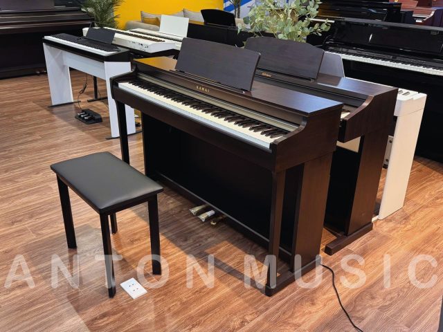 Đàn piano điện Kawai CN25 nâu đen gỗ (Kawai CN25R)