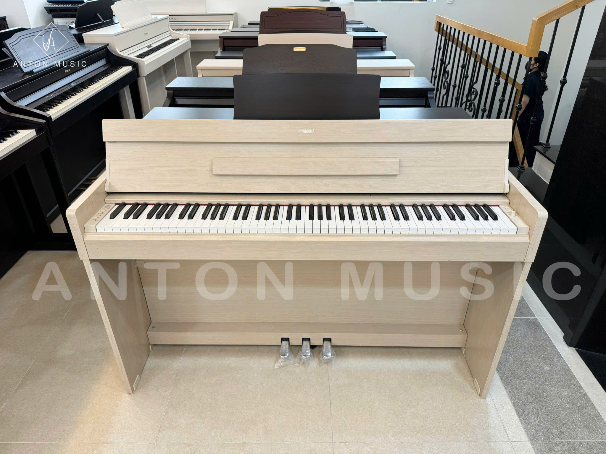 Đàn Piano Yamaha YDP-S35WA (Trắng Kem Ngà) Qua Sử Dụng – Digital